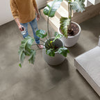 Quick-Step Alpha Vinyl Illume Cloudy Concrete AVMTU40273 - Premium Quick-Step collection featuring luxury vinyl tile flooring with waterproof technology and easy click-fit installation