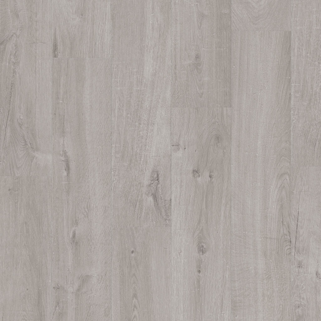 Quick-Step Alpha Bloom – Cotton Oak Cold Grey LVT Flooring (AVMPU40201) - Premium Alpha Bloom collection featuring oak luxury vinyl tile flooring with waterproof technology and easy click-fit installation