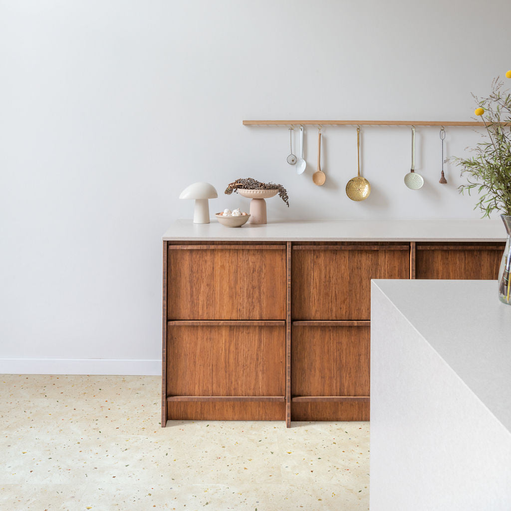 Quick‑Step Muse Botanic Concrete MUS5494 8mm Laminate Flooring (MUS5494) - Premium Quick-Step collection featuring luxury vinyl tile flooring with waterproof technology and easy click-fit installation