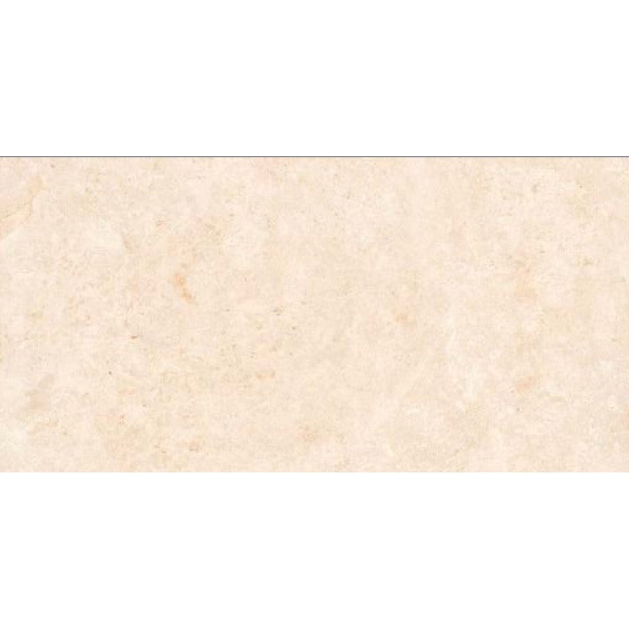 Terra Beige Stone Effect Gloss Porcelain Tile 60x120cm warm beige limestone effect tile large format floor tile - tile face