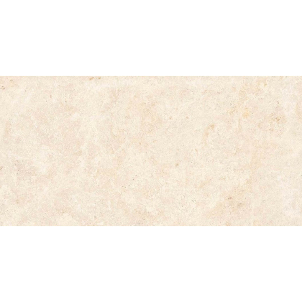 Terra Beige Stone Effect Gloss Porcelain Tile 60x120cm warm beige limestone effect tile large format floor tile - tile face