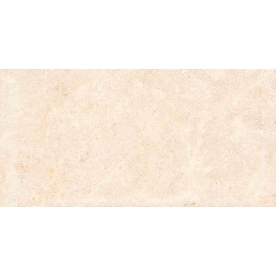 Terra Beige Stone Effect Gloss Porcelain Tile 60x120cm warm beige limestone effect tile large format floor tile - tile face
