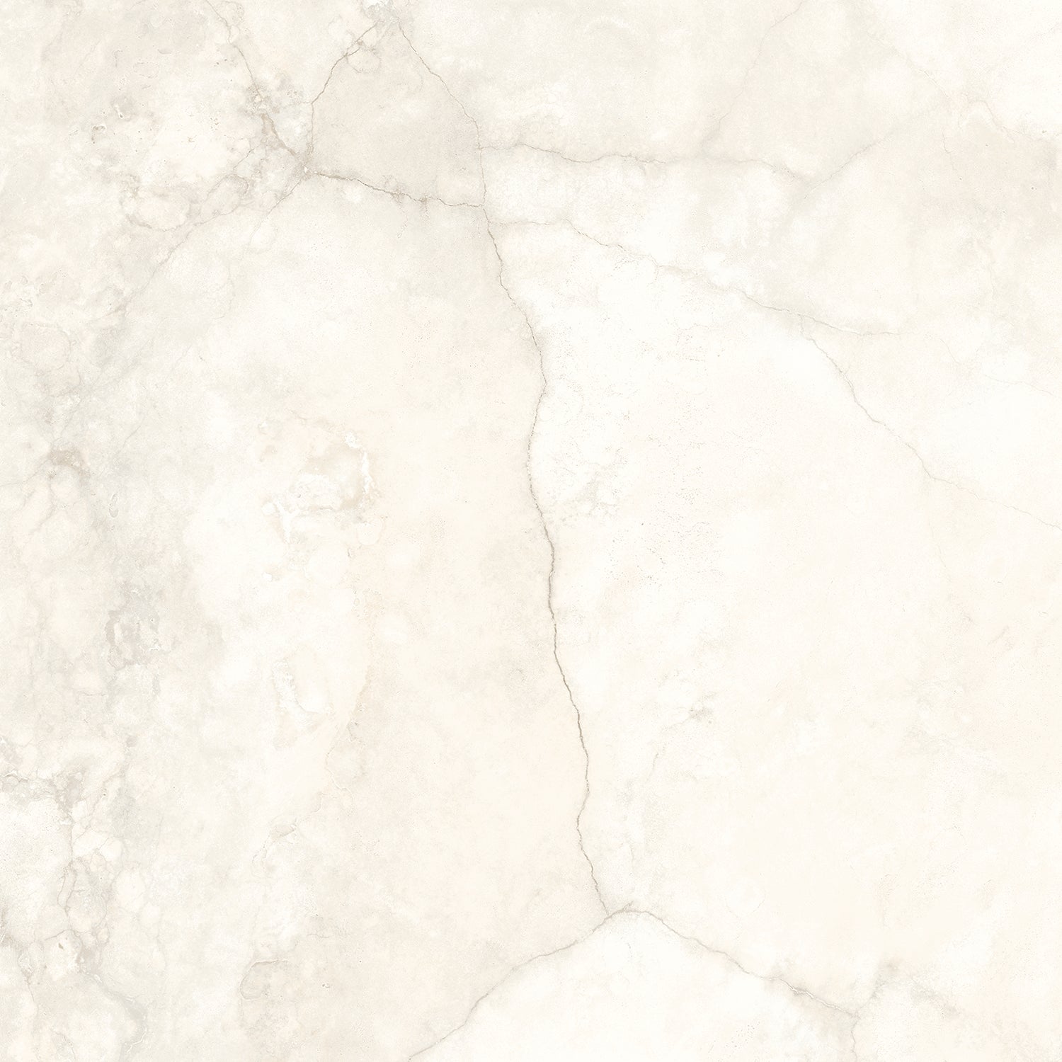 Titan Ivory Polished Marble-Effect Porcelain Tile