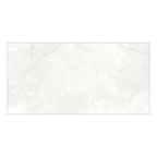 Titan White Polished Marble-Effect Porcelain Tile — tile face