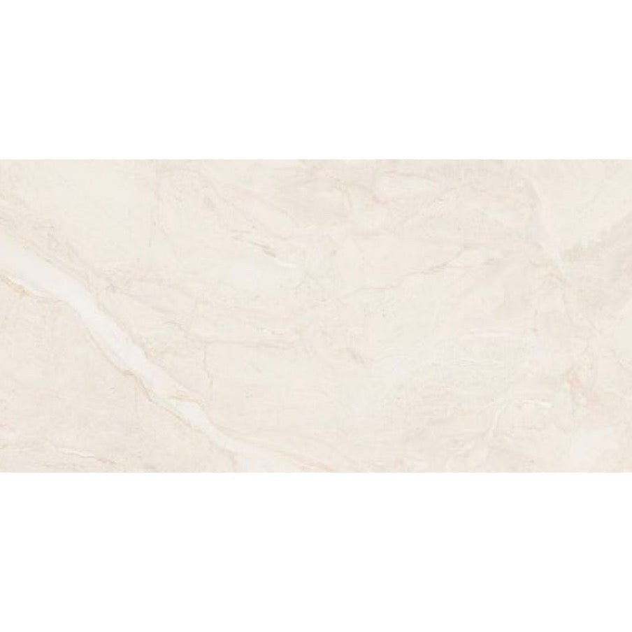 Tuscany Beige Stone Effect Gloss Porcelain Tile 60x120cm soft Beige limestone effect tile large format porcelain floor tile - tile face