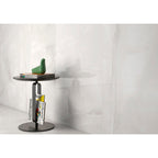 Zen White Polished Onyx-Effect Porcelain Tile