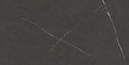 Close-up of Zena Grey Matt Tile showcasing its natural stone-effect texture and white veining.